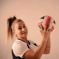 Ballon De Volley-ball V500 Blanc, Bleu Et Rouge -Sportmania ballon de volley ball v500 blanc bleu et rouge 2