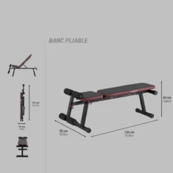 CORENGTH BANC MUSCULATION PLIABLE Incliné Décliné Abdominaux -Sportmania banc musculation pliable incline decline abdominaux 13