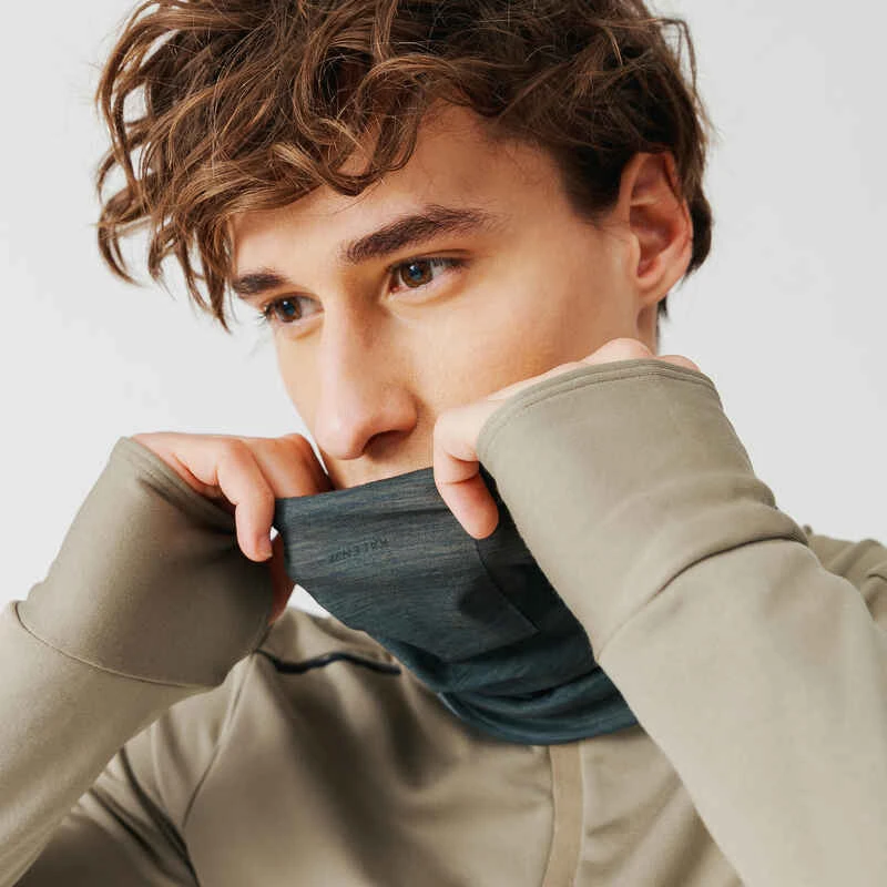 Sportmania 37 Sportmania -Sportmania bandeau multi fonctions running noir imprime gris carboneslashnoir 1