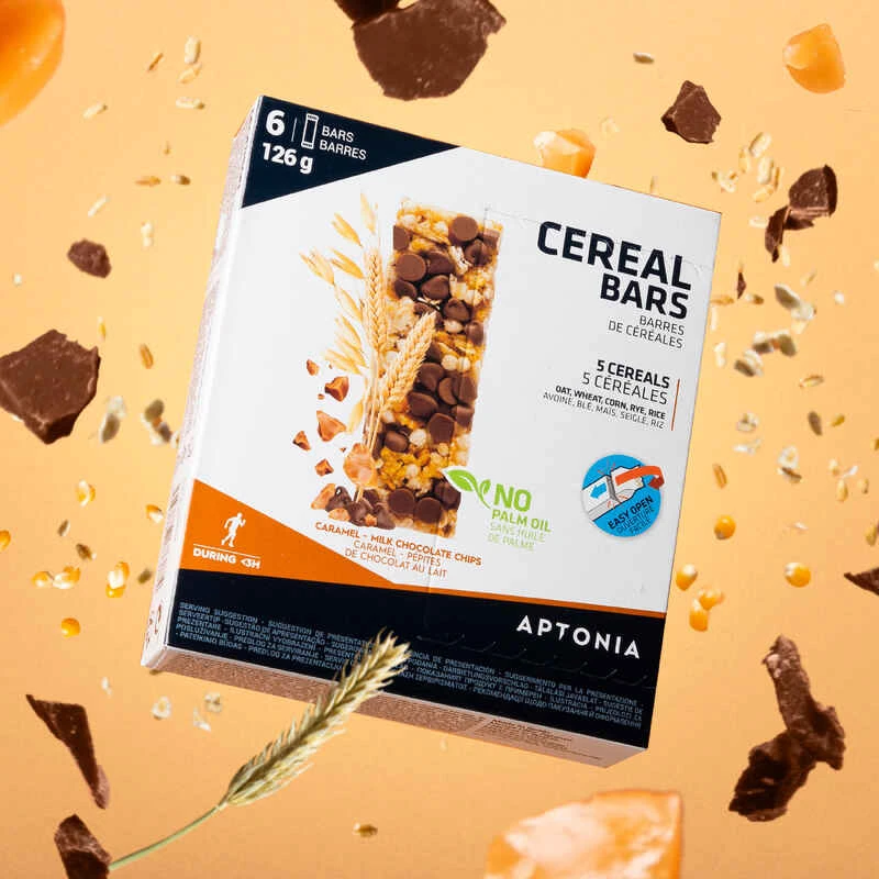 Decathlon BARRE ENERGETIQUE AUX CEREALES CHOCOLAT/CARAMEL 6X21G 2 Decathlon BARRE ENERGETIQUE AUX CEREALES CHOCOLAT/CARAMEL 6X21G – Image 2
