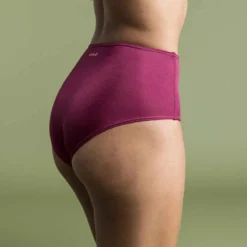 Bas De Maillot De Bain De Surf Femme Taille Haute ROMI ROUGE BORDEAUX -Sportmania bas de maillot de bain de surf femme taille haute romi marin blanc gris fonce 3