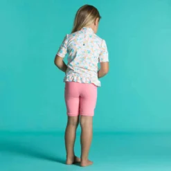 Bas De Maillot Mi Long Anti UV Bébé / Enfant Rose -Sportmania bas de maillot mi long anti uv bebe slash enfant rose 2