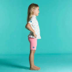 Bas De Maillot Mi Long Anti UV Bébé / Enfant Rose -Sportmania bas de maillot mi long anti uv bebe slash enfant rose 3
