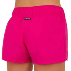 Boardshort Fille Court Avec Ceinture élastiquée KINA ROSE -Sportmania boardshort fille court avec ceinture elastiquee kina corail fluo 3