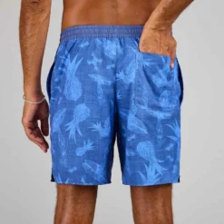 Boardshort Surf 100 Long Homme Eco SURFERGIRL Bleu -Sportmania boardshort surf 100 long homme eco surfergirl bleu 5