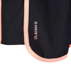 CN TINI NEW BSHT AO BLACK -Sportmania boardshort surf femme tini ethni avec ceinture elastiquee et cordon de serrage 2