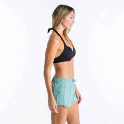 Boardshort Surf Femme TINI KAKI Avec Ceinture élastiquée Et Cordon De Serrage -Sportmania boardshort surf femme tini jiu avec ceinture elastiquee et cordon de serrage 5