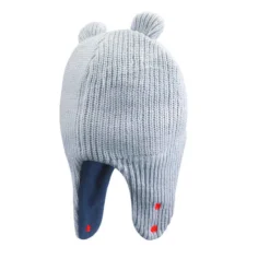 WEDZE Bonnet Bébé De Ski / Luge - WARM Gris Et Bleu -Sportmania bonnet bebe de ski slash luge warm gris et bleu 4
