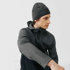 Kalenji BONNET CHAUD RUNNING RUN WARM + KAKI -Sportmania bonnet chaud running run warm noir chine 2