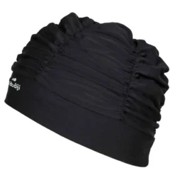 Bonnet De Bain Natation Maille Volume Noir -Sportmania bonnet de bain natation maille volume noir 2