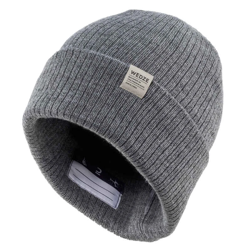 WEDZE BONNET DE SKI ENFANT - FISHERMAN - GRIS 3 WEDZE BONNET DE SKI ENFANT - FISHERMAN - GRIS – Image 3