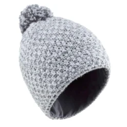 WEDZE BONNET DE SKI ENFANT - TIMELESS - GRIS CLAIR