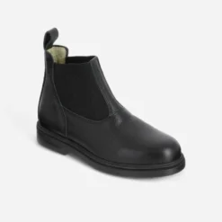 Boots équitation Enfant CLASSIC Cuir Noir