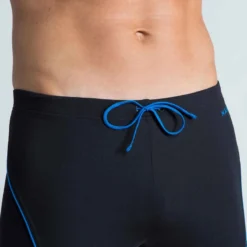 Boxer De Bain Natation Homme - Boxer 100 Plus - Noir Bleu -Sportmania boxer de bain natation homme boxer 100 plus noir bleu 3