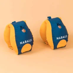 Brassards-Ceinture Piscine Evolutif TISWIM Enfant 15 à 30 Kg Bleu "Tigre" -Sportmania brassards ceinture de natation evolutif tiswim enfant rose imprime quotepandasquote 3