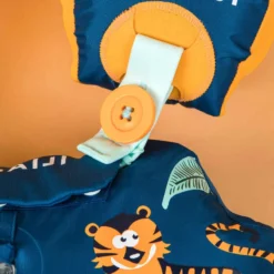 Brassards-Ceinture Piscine Evolutif TISWIM Enfant 15 à 30 Kg Bleu "Tigre" -Sportmania brassards ceinture de natation evolutif tiswim enfant rose imprime quotepandasquote 5