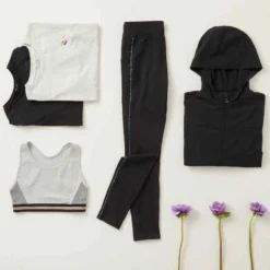 Brassière Fille Coton Grise -Sportmania brassiere fille coton grise 4