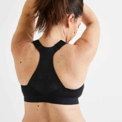 Brassière Fitness Grande Taille Maintien Élevé 960 Noire -Sportmania brassiere fitness grande taille 960 5