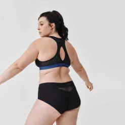 Kalenji BRASSIERE RUNNING ZIP MAINTIEN ELEVE -Sportmania brassiere running zip grise pourpre 5