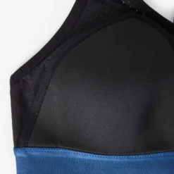 Kalenji BRASSIERE RUNNING ZIP MAINTIEN ELEVE -Sportmania brassiere running zip grise pourpre 6