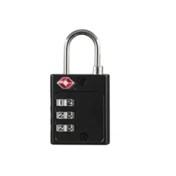 Cadenas à Code De Trekking Voyage TRAVEL TSA Noir -Sportmania cadenas tsa de trek voyage noir a code 2