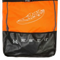 CANOE KAYAK GONFLABLE DE RANDONNEE 2/3 PLACES ORANGE -Sportmania canoe kayak gonflable de randonnee 2slash3 places orange 18