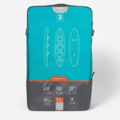 CANOE KAYAK GONFLABLE RANDONNEE FOND HAUTE PRESSION DROP STITCH X100+ 3 PLACES -Sportmania canoe kayak gonflable randonnee fond haute pression drop stitch x100 3 place 19