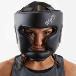 CASQUE DE BOXE ADULTE INTÉGRAL 500 NOIR