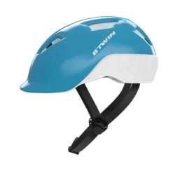 BTWIN Casque Vélo Enfant 100 Bleu -Sportmania casque velo enfant 100 bleu 2