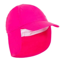 Casquette Anti UV Bébé Nageur Rose