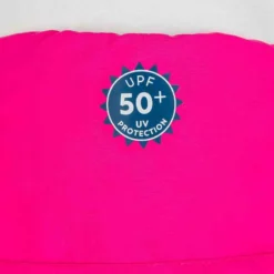 Casquette Anti UV Bébé Nageur Rose -Sportmania casquette anti uv bebe nageur rose 3