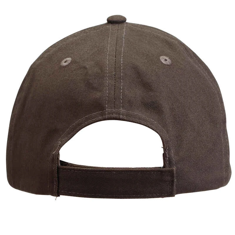 Casquette Chasse 100 Brodée Cerf Marron 7 Casquette Chasse 100 Brodée Cerf Marron – Image 7