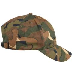 Casquette Chasse 500 Résistante Camo Woodland Vert Et Marron -Sportmania casquette chasse 500 resistante camo woodland vert et marron 7