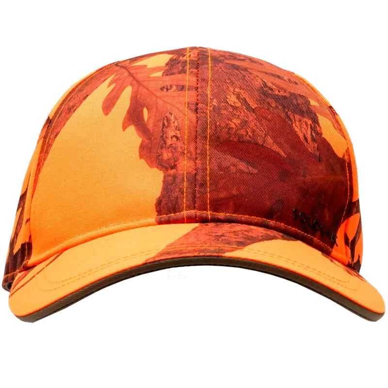 CASQUETTE CHASSE ORANGE CAMO 500 5 CASQUETTE CHASSE ORANGE CAMO 500 – Image 5