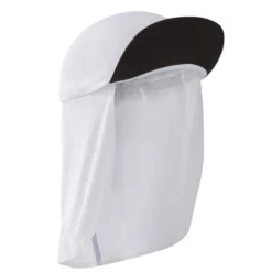 Kalenji CASQUETTE TRAIL RUNNING MODULABLE SAHARIENNE BLANCHE -Sportmania casquette trail running modulable saharienne blanche 3