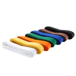 CEINTURE ARTS MARTIAUX PIQUÉE 3.00 M VERTE -Sportmania ceinture arts martiaux piquee 300 m noire 2