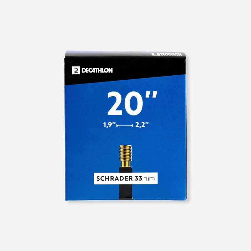 Decathlon CHAMBRE A AIR 20" SECTION 1,90 A 2,20 VALVE SCHRADER 1 Decathlon CHAMBRE A AIR 20" SECTION 1,90 A 2,20 VALVE SCHRADER