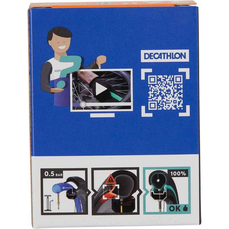 Decathlon CHAMBRE A AIR 26x1,7/2,2 VALVE SCHRADER 48MM 4 Decathlon CHAMBRE A AIR 26x1,7/2,2 VALVE SCHRADER 48MM – Image 4