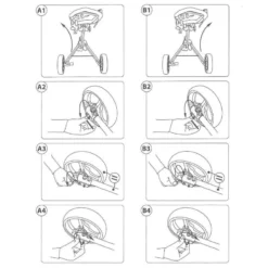 CHARIOT De GOLF 3 ROUES COMPACT NOIR -Sportmania chariot de golf 3 roues compact noir 8