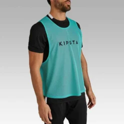 Kipsta Chasuble Adulte Turquoise -Sportmania chasuble adulte jaune fluo 2