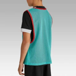 Kipsta Chasuble Sports Collectifs Enfant Turquoise -Sportmania chasuble sports collectifs enfant jaune fluo 4