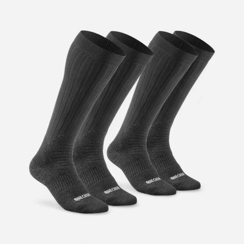 Quechua Chaussettes Chaudes De Randonnée - SH100 X-WARM HAUTES - X2 Paires 1 Quechua Chaussettes Chaudes De Randonnée - SH100 X-WARM HAUTES - X2 Paires