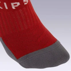 Kipsta Chaussettes De Football VIRALTO SOLO Rayées Rouge Et Orange -Sportmania chaussettes de football adulte f500 noir 6