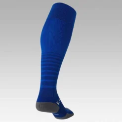 Kipsta Chaussettes De Football Rayée Enfant VIRALTO CLUB JR Bleue -Sportmania chaussettes de football rayee enfant f500 noire 2