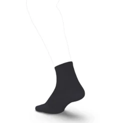 CHAUSSETTES DE RUNNING RUN500 MI-HAUTEURS X2 -Sportmania chaussettes de running mi hauteur confort x2 noires 2