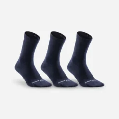 Artengo Chaussettes De Sport Hautes RS 160 X 3 - Marine