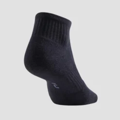 CHAUSSETTES DE SPORT MI-HAUTES ARTENGO RS 500 NOIR LOT DE 3 -Sportmania chaussettes de tennis mi hautes artengo rs 500 blanc lot de 3 3