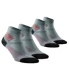 Quechua Chaussettes Randonnée - MH500 Mid Gris Rose X2 Paires