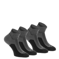 Quechua Chaussettes Randonnée Nature NH500 Mid Gris X 2 Paires