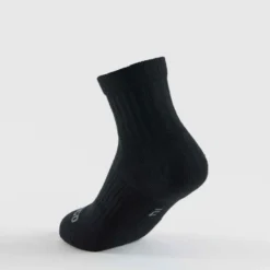CHAUSSETTES DE SPORT ENFANT MI-HAUTES ARTENGO RS 500 NOIR GRIS LOT DE 3 -Sportmania chaussettes tennis enfant mi hautes artengo rs 500 blanc lot de 3 3